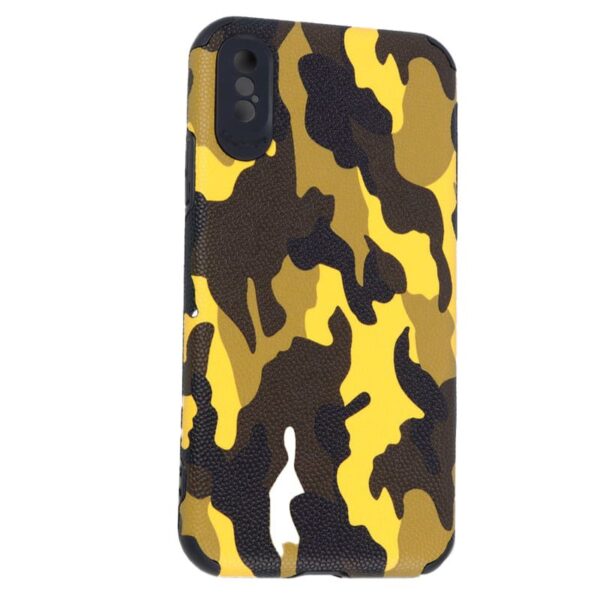 Cover Case For iPhone X 6 قاب گوشی آیفون X مدل چریکی زرد