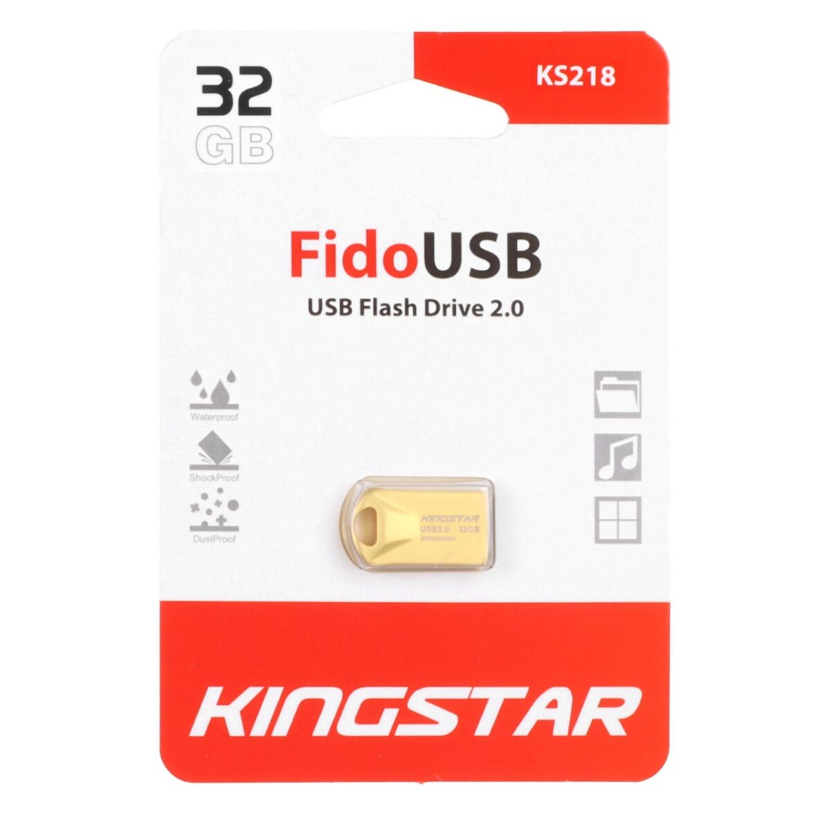 فلش مموری کینگ استار ظرفیت 32 گیگابایت مدل Fido KS218