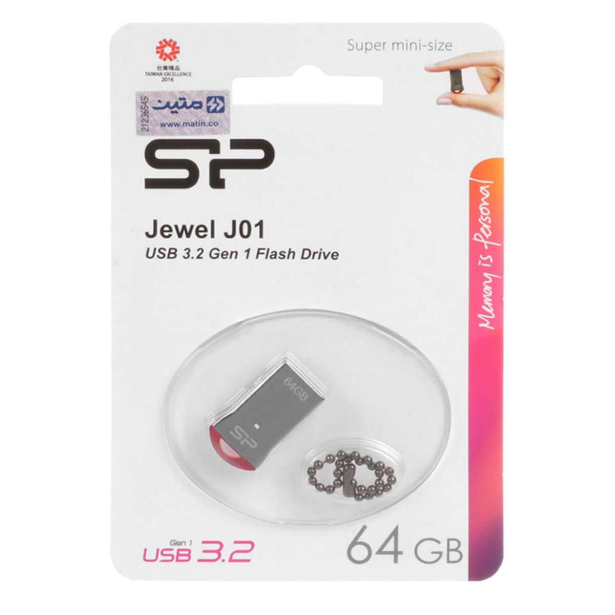 فلش مموری سیلیکون پاور مدل Jewel J01 ظرفیت 64 گیگابایت