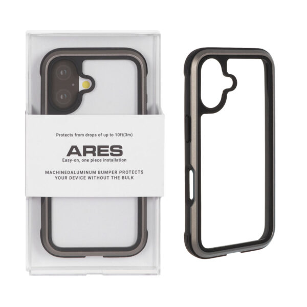 قاب iPhone 16 مدل Original KZDoo Ares خاکستری تیتانیومی