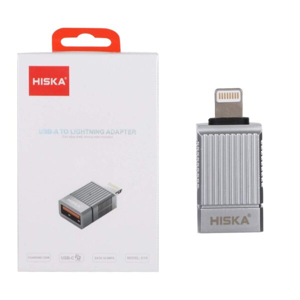1285486 مبدل USB به Lightning هیسکا مدل H10