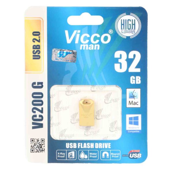 فلش مموری ویکومن 32 گیگابایت USB 2.0 مدل VC200 G