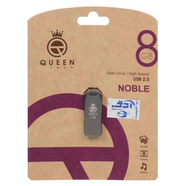 فلش مموری کوئین تک 8 گیگابایت USB 2.0 مدل Noble