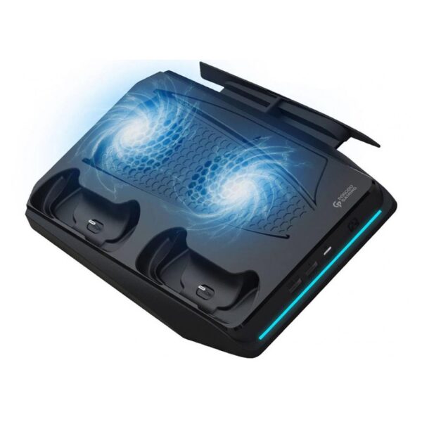 استند شارژ و فن خنک کننده Playstation5 پرودو مدل PDX114-WH - سفید