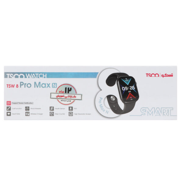 ساعت هوشمند تسکو مدل TSW 8 Pro Max N