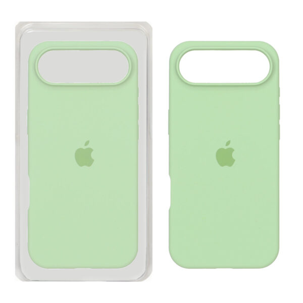 قاب iPhone 17 Air سیلیکونی پاک کنی اورجینال سبز روشن