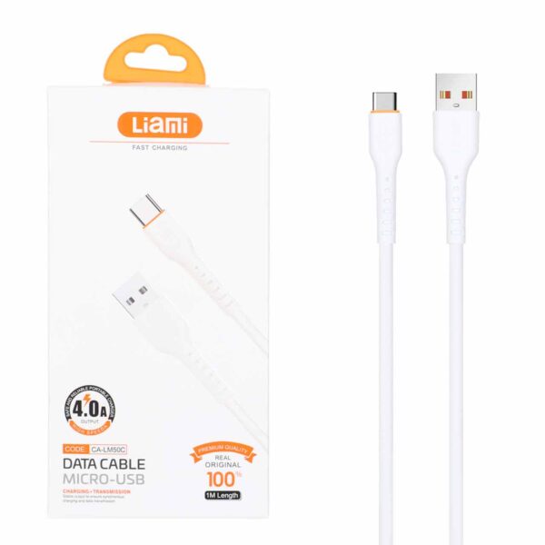 کابل شارژ فست لیامی Type-C مدل CA-LM50C