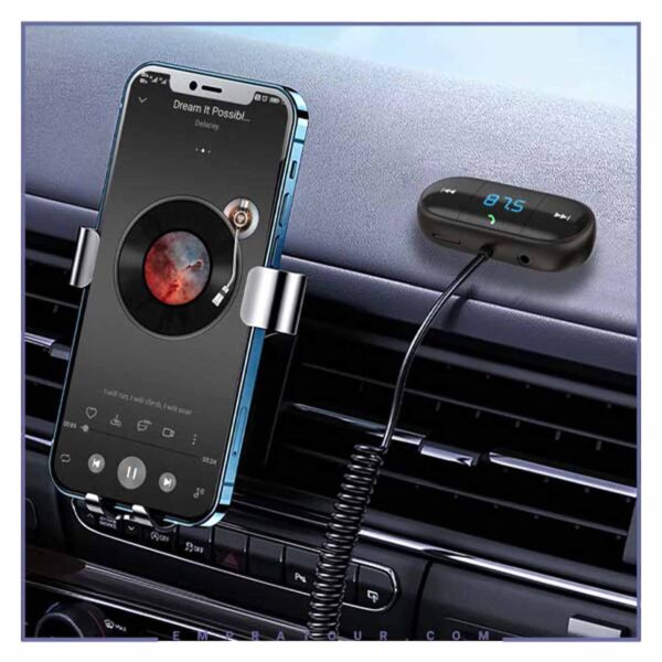 دانگل بلوتوث و گیرنده بلوتوث FM ارلدام مدل ET-M66