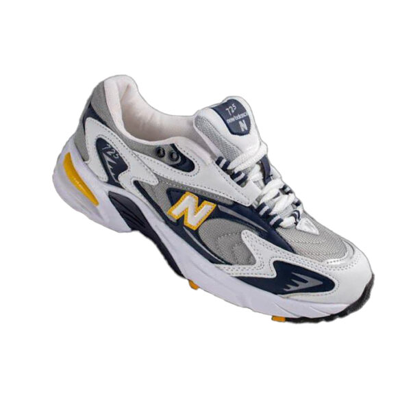 کتونی نیوبالانس سرمه ای زرد مدل New Balance 725